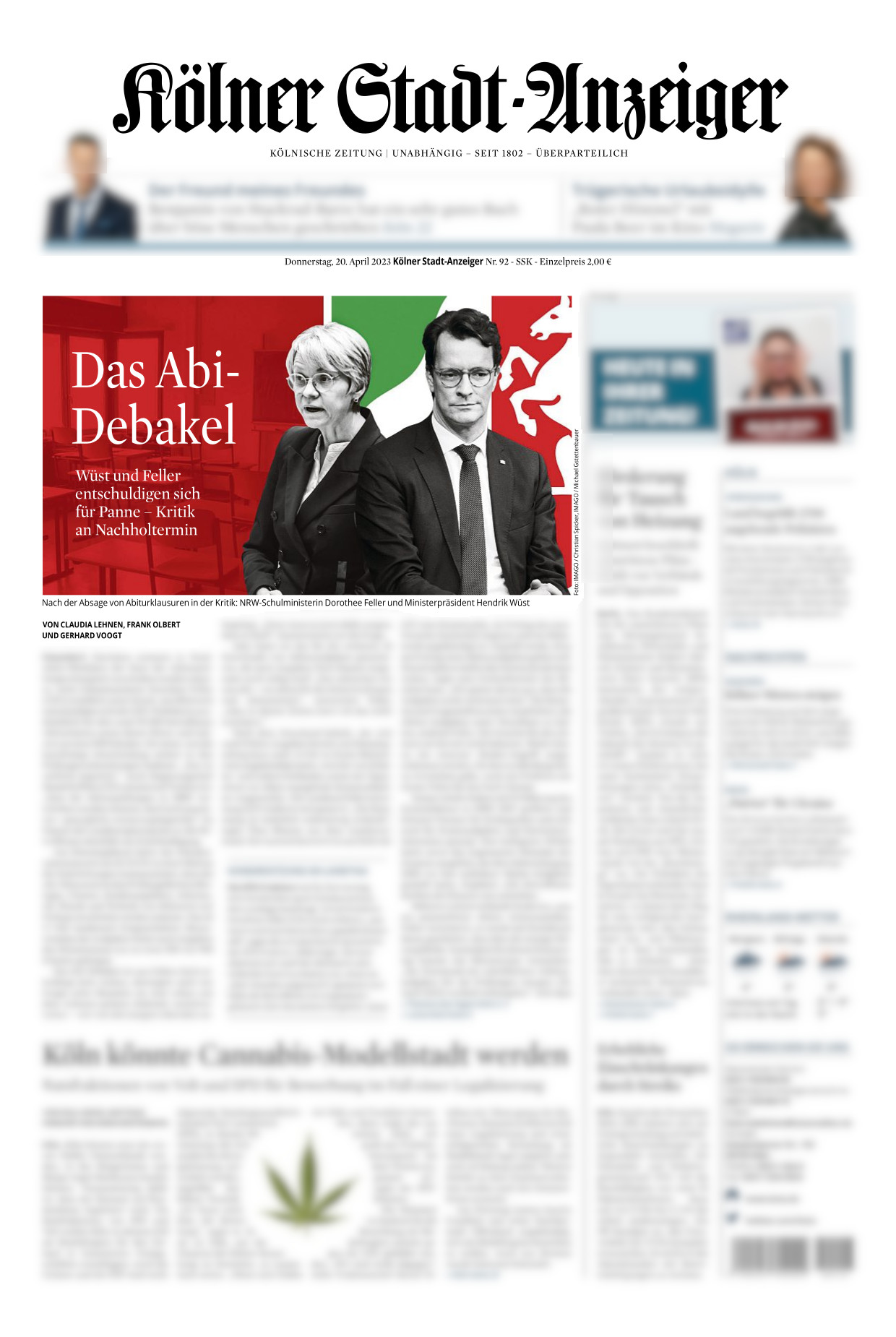 04.2023 Kölner Stadt Anzeiger